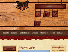 Tablet Screenshot of kirkwoodlodge.com